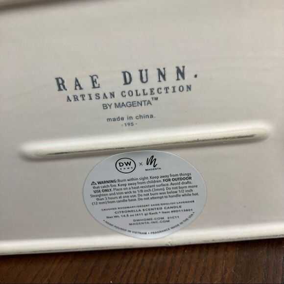 New Rae Dunn 4pc Planters set with citronella scented Candles - Picture 9 of 9